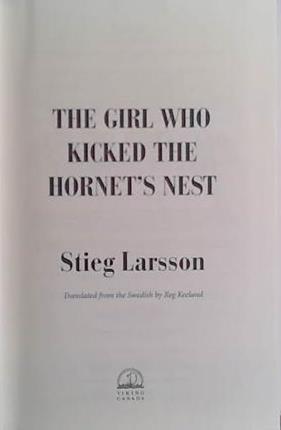 The Girl Who Kicked the Hornet's Nest | 9999903477563 | Stieg Larsson