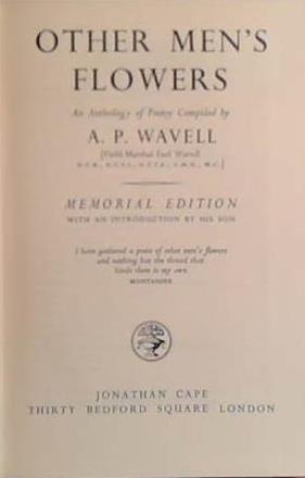 Other Men's Flowers | 9999903410720 | A.P. Wavell