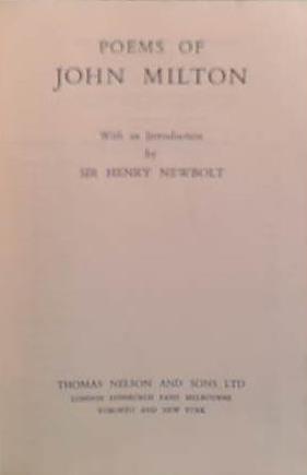 Poems of John Milton | 9999903504658 | John Milton