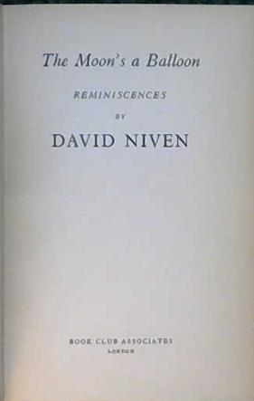 The Moon's A Balloon | 9999902884898 | Niven, David