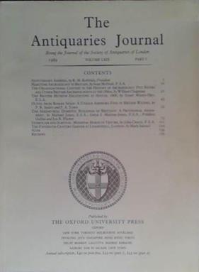 The Antiquaries Journal LXIX | 9999903475057