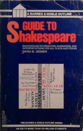 Guide to Shakespeare | 9999903521709 | David M. Zesmer