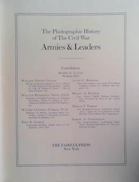 The Photographic History of the Civil War | 9999903461630
