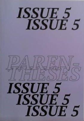 Parentheses Issue 5 | 9999903512202