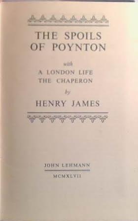 The Spoils of Poynton | 9999903410133 | Henry James