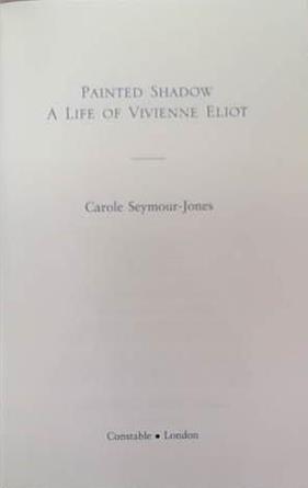 Painted Shadow | 9999903279884 | Carole Seymour-Jones