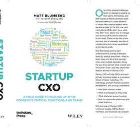 Startup CXO | 9999903432043 | Matt Blumberg