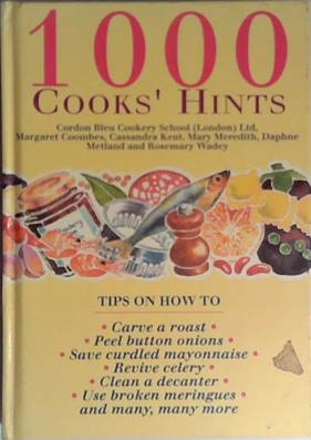 1000 Cooks' Hints | 9999903401636 | Margaret Coombes