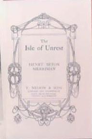The Isle of Unrest | 9999903357315 | H. Seton Merriman