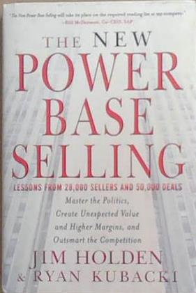 The New Power Base Selling | 9999903367802 | Jim Holden