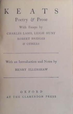 Keats: Poetry and Prose | 9999903494751 | Keats