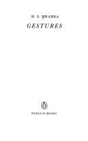 Gestures: A Memoir | 9999900041156 | Bhabra, Hargurchet S.
