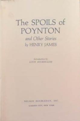 The Spoils of Poynton and Other Stories | 9999903366874 | Henry James