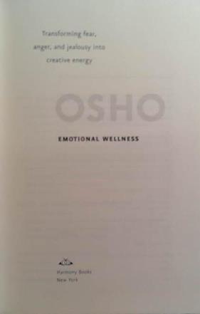 Emotional Wellness | 9999903528722 | Osho