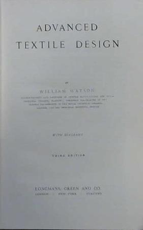 Advanced Textile Design | 9999903102786 | William Watson