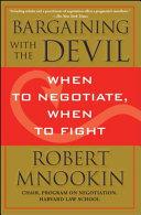 Bargaining with the Devil | 9999903429838 | Robert Mnookin