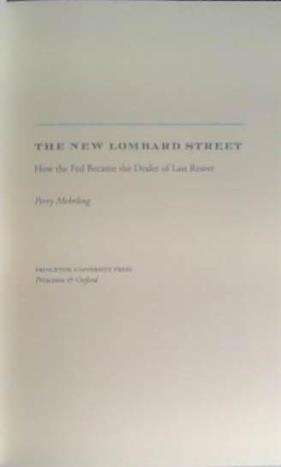 The New Lombard Street | 9999903402237 | Perry Mehrling