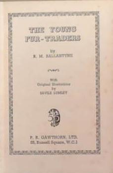 The Young Fur-Traders | 9999903336006 | R.M. Ballantyne