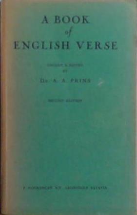A book of English verse. A collection of poems written in English from anglo-saxon times to the present | 9999903514077 | A.A. Prins