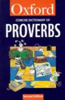 The Concise Oxford dictionary of proverbs | 9999903423492 | Simpson, John
