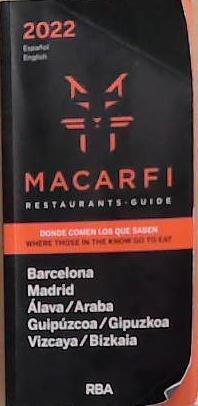 Macarfi restaurants guide 2022 | 9999903314530