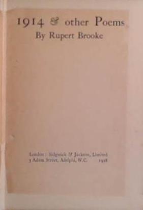 1914 and Other Poems | 9999903465737 | Rupert Brooke