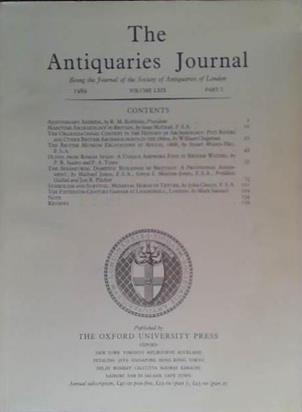 The Antiquaries Journal LXIX | 9999903475057