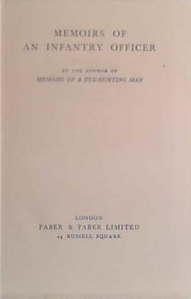 Memoirs of an Infantry Officer | 9999903461784 | Siegfried Sassoon