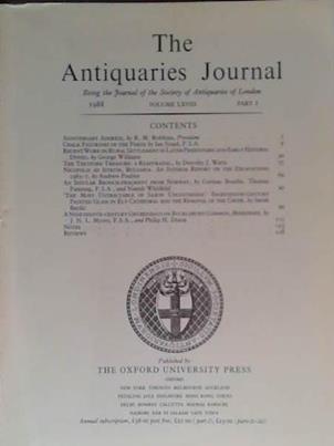 The Antiquaries Journal LXVIII | 9999903475149