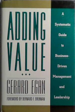 Adding Value | 9999903519430 | Gerard Egan