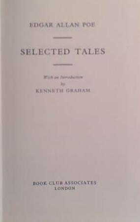 Selected Tales | 9999903465713 | Edgar Allan Poe