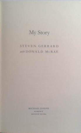 My Story | 9999903513377 | Steven Gerrard