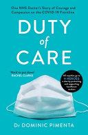 Duty of Care | 9999903413714 | Dominic Pimenta