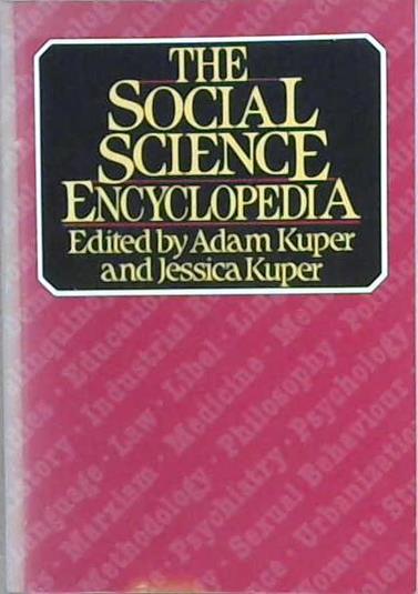 The Social Science Encyclopedia | 9999903215042 | Adam Kuper Jessica Kuper