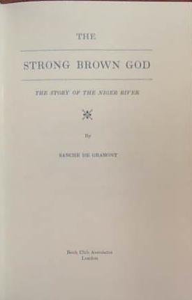 The Strong Brown God | 9999903389422 | Sanche de Gramont