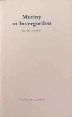 Mutiny at Invergordon | 9999903308317 | David Divine