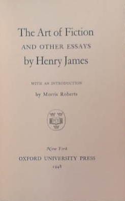 The Art of Fiction and Other Essays | 9999903382003 | Henry James