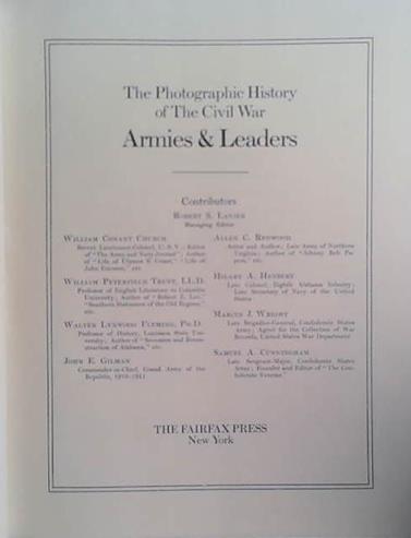 The Photographic History of the Civil War | 9999903461630
