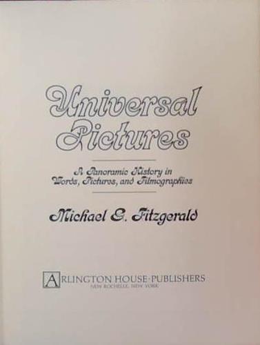 Universal Pictures | 9999903391432 | Michael G. Fitzgerald