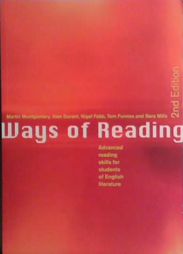 Ways of Reading | 9999903486183 | Martin Montgomery
