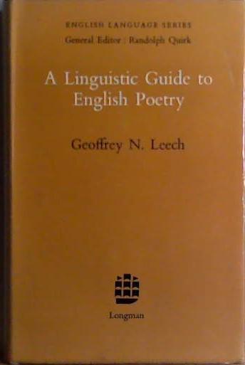 A Linguistic Guide to English Poetry | 9999903425298 | Geoffrey N. Leech