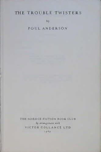 The Trouble Twisters | 9999902899069 | Anderson, Poul