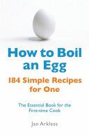 How to Boil an Egg | 9999903298007 | Jan Arkless