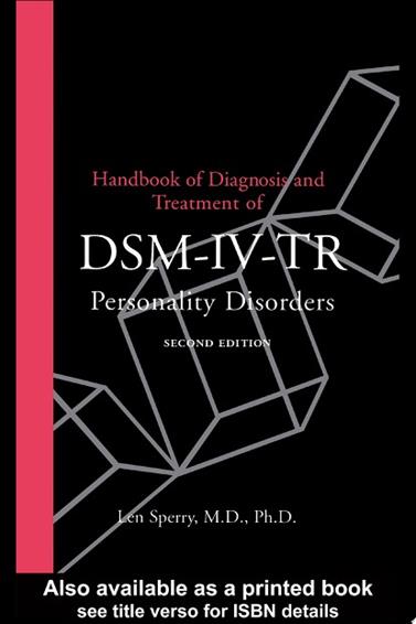 Handbook of Diagnosis and Treatment of DSM-IV-TR Personality Disorders | 9999903521457 | Len Sperry