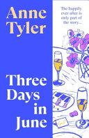 Three Days in June | 9999903501756 | Anne Tyler