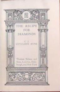 The Recipe for Diamonds | 9999903357247 | Cutliffe Hyne
