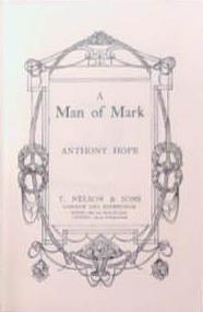 A Man of Mark | 9999903357193 | Anthony Hope