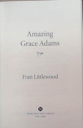 Amazing Grace Adams | 9999903328490 | Fran Littlewood